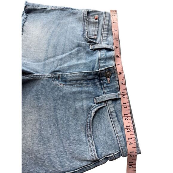 HUDSON Gracie Mid Rise Cut Off Fray Hem Denim Shorts Size 6/28 - Picture 11 of 11